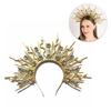 Exquisite Creative Women Headpiece Delicate Headwear Hairpin Halloween Headbands for Dark Fashion Lover