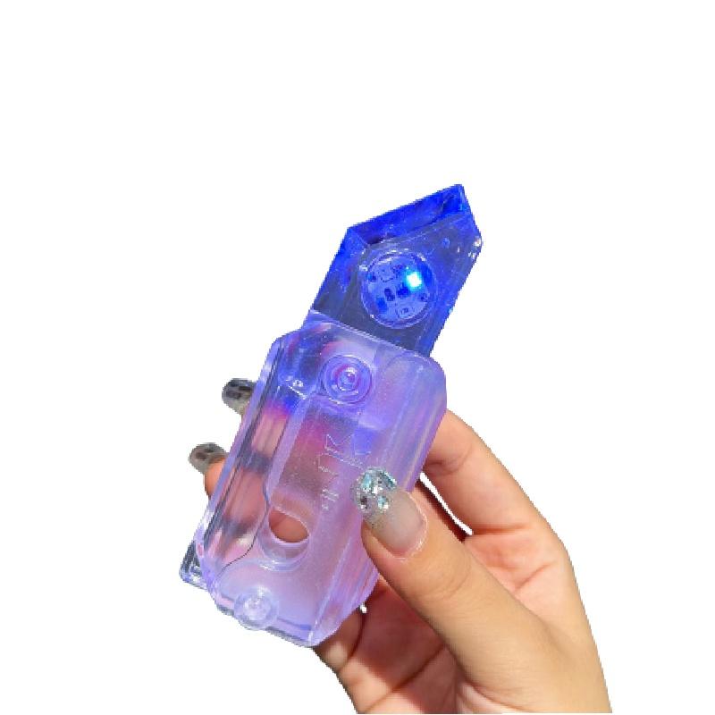 New Led Carrot Knife Transparent 3d Gravity Carrot Knife Flashing Carrot Kids Toy Wholesale