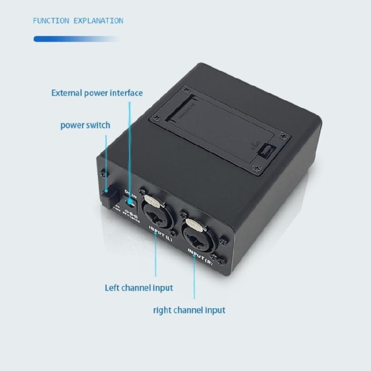 Dependable In Ear Monitors Amplifier with Clear Sound Quality for Studio Artists Live Sound Engineering Equipment