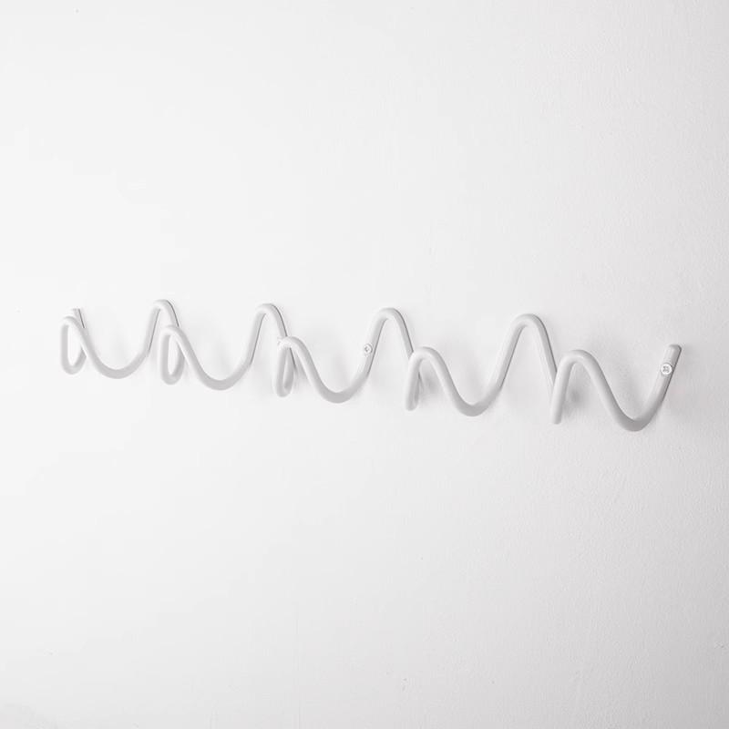 MOMO Minimalist Hooks Entry Bauhaus Coat Rack Wall Hanging Wall Behind Door Entryway Clothes Hat Hooks Electroplated Metal Hooks