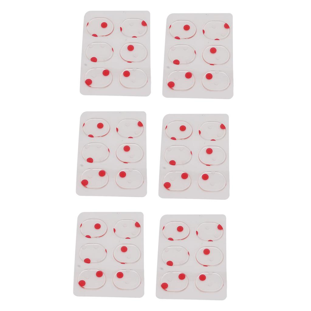 36 BUC Geluri Amortizoare Tobe Gel Siliconic Paduri Amortizoare Tobe Moi pentru Tobe Cinaluri Controlul Tonului Roșu