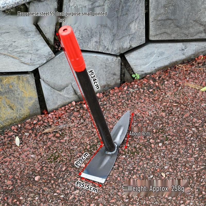 Manganese Steel Gardening Hoe for Weeding, Planting, and Digging