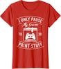 I Only My Game To 3D Print Stuff Cool Gamer Game Play Ladies' Crewneck T-Shirt