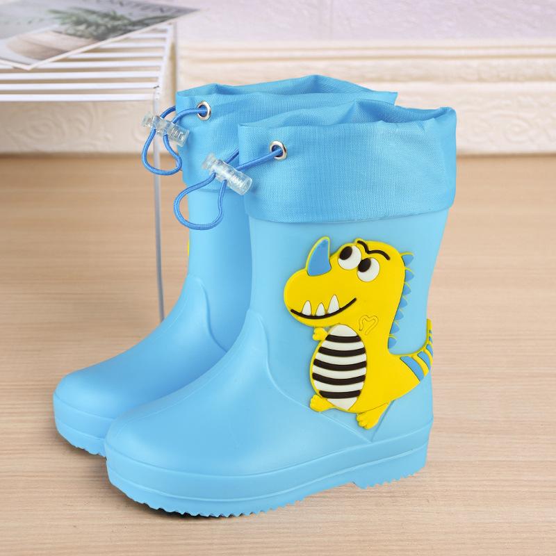 

Дитячі гумові чоботи Гумові чоботи Для хлопчиків та дівчаток - Гумові чоботи на шнурку 18 синій