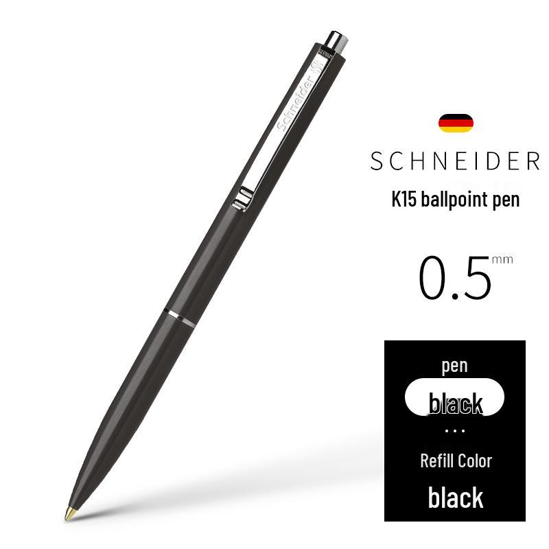 

Schneider High-Value Push-Type Ballpoint Pen - Smooth German Import for Office and Signature Use