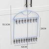 Large Capacity Modern Style Sock And Clothing Storage Rack Household Underwear Drying Rack with Plastic Hooks