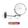 Wall-Mounted 360° Rotating Folding Makeup Mirror