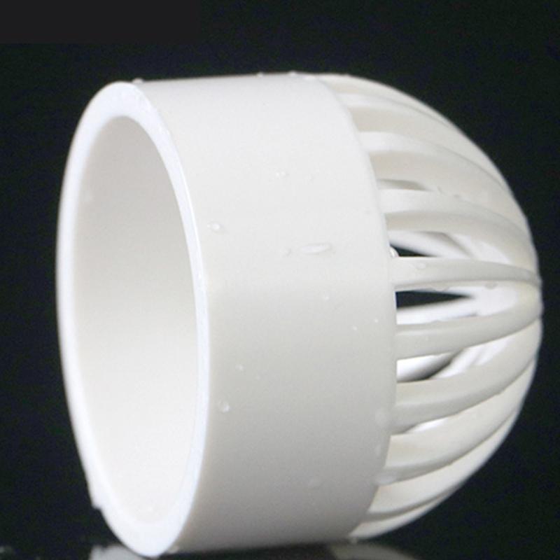 PVC Vent Cap Filter Set 2Pcs 20-90mm Isolation Screen Permeable Joints for Outdoor Water Tank Use