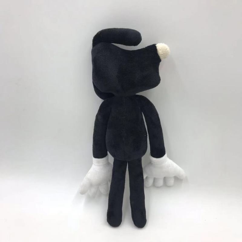 2pcs 30cm Sirenhead Plush Toys Siren Head Plush Dolls Scary Black Cartoon Cat Toy Soft Stuffed Animals Figure Toys for Baby Gift