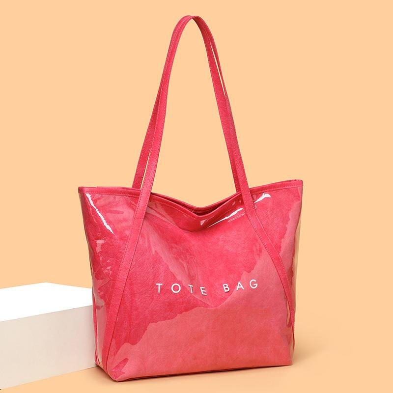 Modna retro casualowa torba damska z literami nowa duża pojemność modna prosta torebka torebka tote