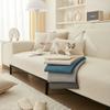 Solid Color Waterproof Sofa Cover Urinary Barrier Anti Cat Scratch Sofa Cover Chenille Anti-skid Sofa Cover Technology Cloth Mat