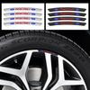 4Pcs Aluminum Car Wheel Rims Racing Stickers Badges Auto Decoration For Focus Mk2 MK3 MK7 MK4 Fiesta Ranger Mustang Mondeo
