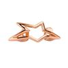 Hollow Dental Grills Copper Pentagram Tooth Caps Fashion Irregular Star Tooth Grillz  Men Women