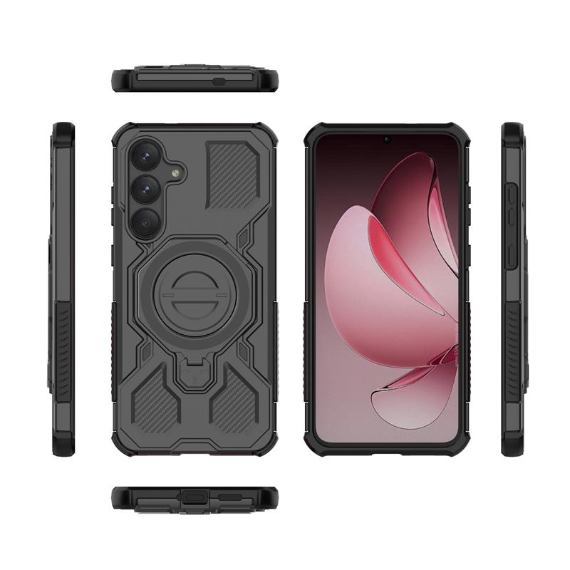 Magnetic Wireless Charge Cover For Samsung Galaxy S25 FE Phone Holder Back Case For Samsung S25 FE Cover For Samsung S25 FE Case