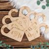 Wood Baby Closet Organizers Practical Baby Clothes Hanger Children's Wardrobe Size Divider with Engraved Number