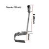 Galvanized L-Shaped Lightning Protection Bracket with Fishtail Clip