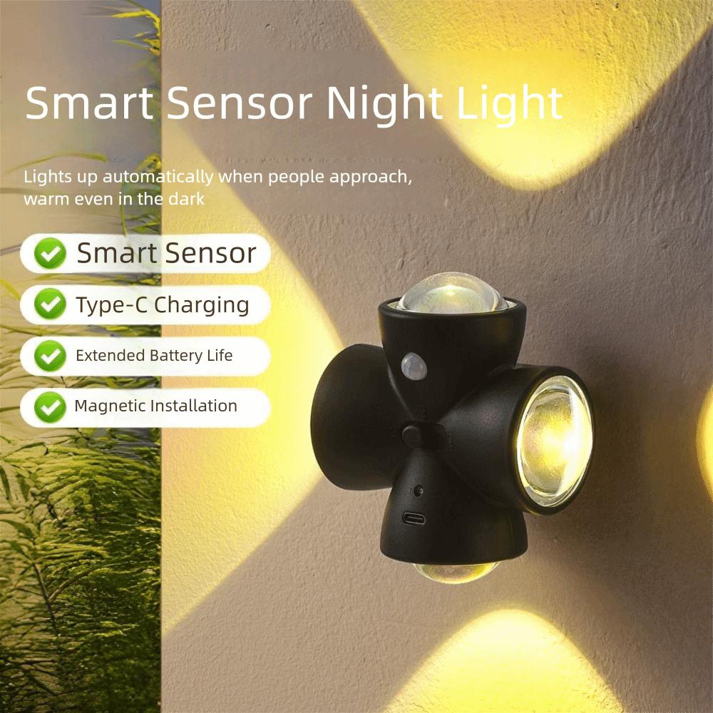 TYPE-C Fast Charging Intelligent Sensor Lamp Charging Wall Lamp  Corridor Passageway