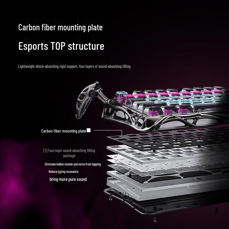 GravaStar Watt 75 PRO Gaming Magnetic Switch Keyboard