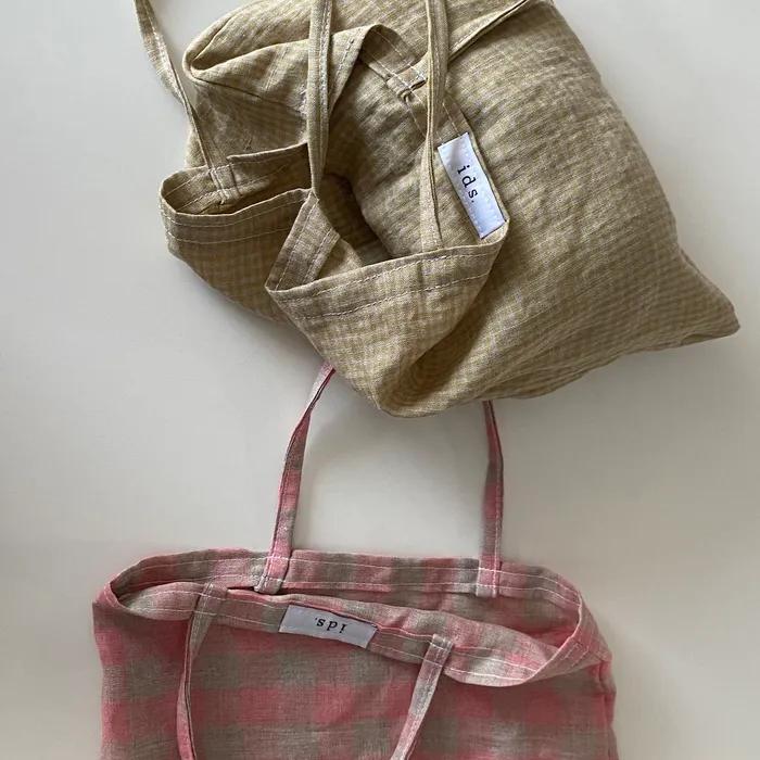 Mustard Linen Mini Bag