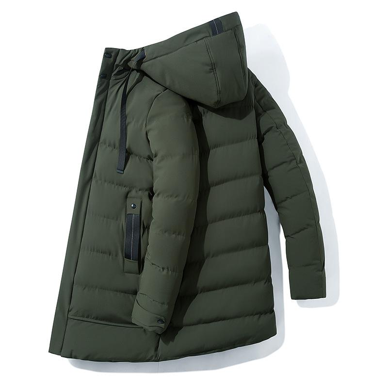 

Повседневная мужская хлопковая куртка однотонная свободная зимняя для ежедневной носки теплая 5XL