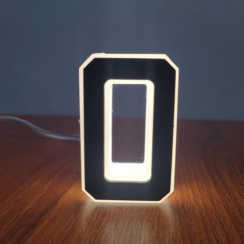 Cross-Border Exclusive LED House Number Lights, 12V Powered, Non-Solar, Illuminated.