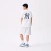 New MLB New York Yankees T Shirts Unisex Ivory 3ATSM0653-50IVS