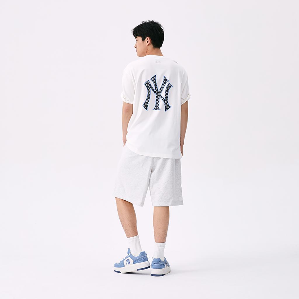 New MLB New York Yankees T Shirts Unisex Ivory 3ATSM0653-50IVS
