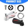 Bathtub Faucet Replacement with Diverter Pull Type Bathtub Faucet Zincs Alloy Bathroom Tub Spout Bathroom Accessories