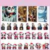 Christmas Countdown Blind Box With Adorable Panda Hanging Decor For Holiday Gift Giving