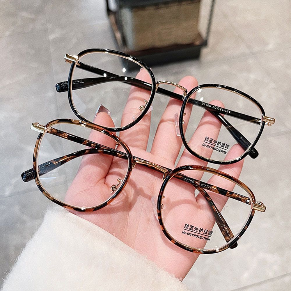 

Очки для защиты глаз с защитой от синего света, сверхлегкая оправа, большие очки, компьютерные очки Black gold