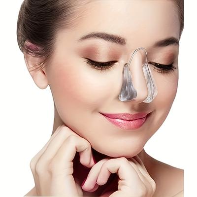 Transparent Silicone Nose Clip for Nose Lift Ergonomic, Nostril Shaper for Tall and Small Noses Silicone for Comfortable Daily Use, Nose Jewelry
