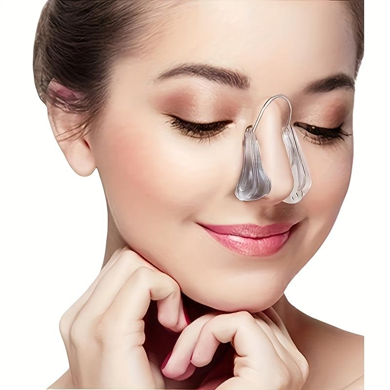 Transparent Silicone Nose Clip for Nose Lift Ergonomic, Nostril Shaper for Tall and Small Noses Silicone for Comfortable Daily Use, Nose Jewelry