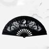 Plastikowy kość chiński Tai Chi joga Kung Fu wentylator 10 stylów ręcznie składany wentylator sceniczny dekoracja weselna