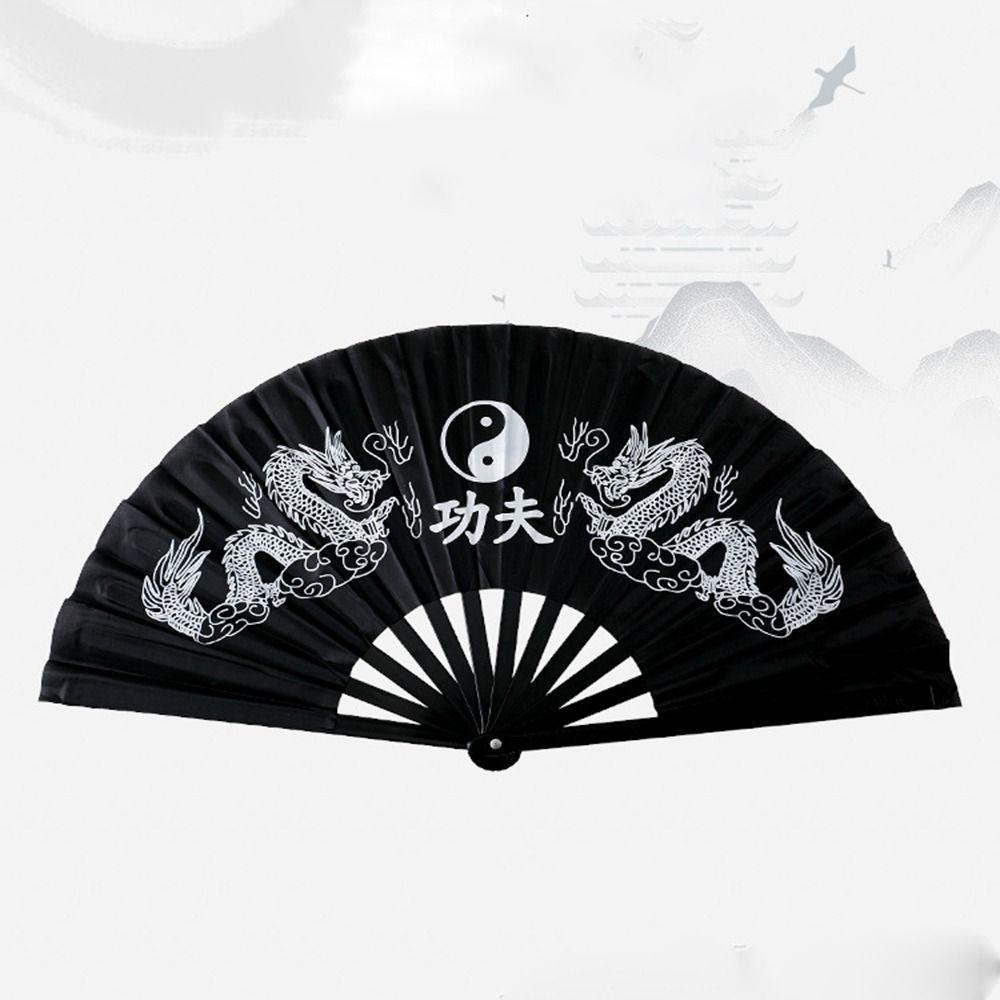 Plastikowy kość chiński Tai Chi joga Kung Fu wentylator 10 stylów ręcznie składany wentylator sceniczny dekoracja weselna