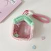 Doll Walking Bag With Keychain Doll Storage Bag Outgoing Transparent Doll Display Bag Pvc Coin Pouch For Woman Girls Travel