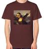 T-shirt Unisex Mona Lisa Dabbing Divertente Pittura Famosa Top