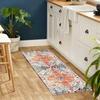 1PC, Retro Bohemian style, kitchen, bathroom, living room ambience decorative carpet mat, washable home decor