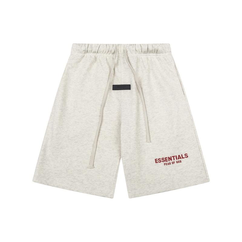 Fear of God Essentials Heren Losse Oversized Katoenen Sportshorts Trekkoord Zomer Streetwear Knie-lengte Joggingbroek L