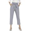 Women's Color Bow Pocket Leisure Time Elastic Waist Trouse Pants