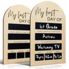 First Day of School Sign Portable Hang Back School Blackboard Sign Personalized First Day of School Chalk Board Photo Prop