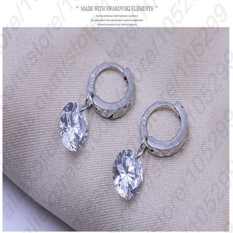 Fashion Accessories Custom Wholesale Fashional Earring For Women 925 Sterling Silver Jewelry Cubic Zirconia CZ Earings