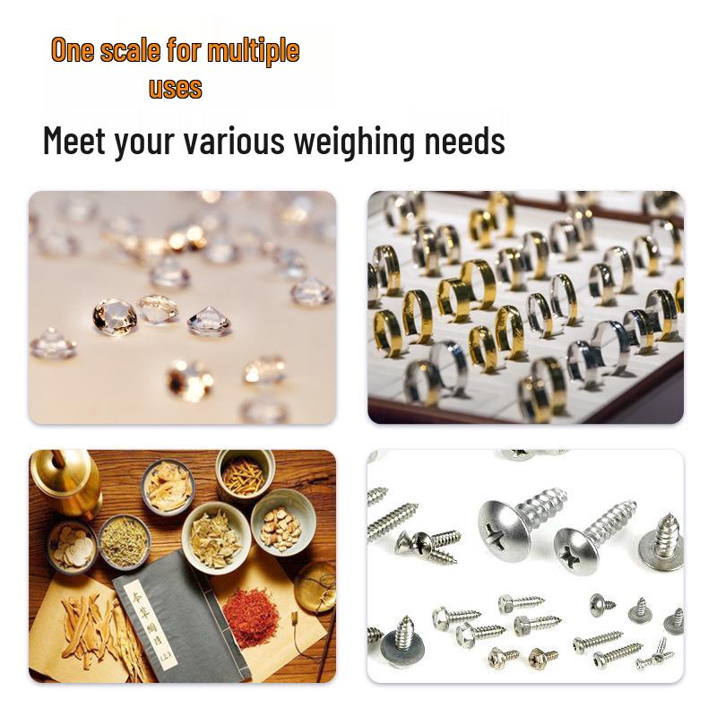 Mini High-Precision Portable Jewelry Scale 0.001g