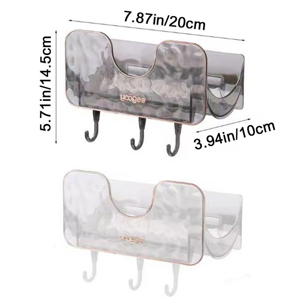 Plastic Wall Mounted Pot Lid Holder No Punching Pan Lid Organizer Spatulas