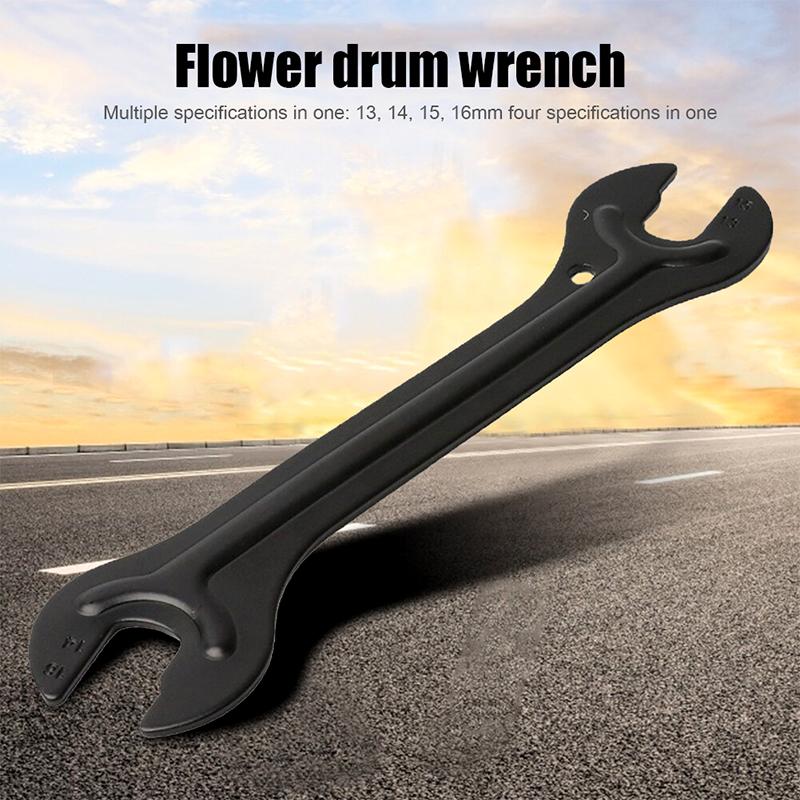 1Pc Mountain Bike Repair Kit Steel Lightweight Hub Axle Tool Hub Maintenance Bicycle Drum Wrench Axle Hub Cone Spanner