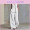 Ärmelloser Damen-Hosenanzug im Streetstyle aus Baumwoll-Leinen-Material für lässige Sommerkleidung