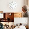 Wall Clock Non Ticking Time Display Supplies Bedroom Wall Clocks For Office Students Seniors Homeowners Apartment Bedroom