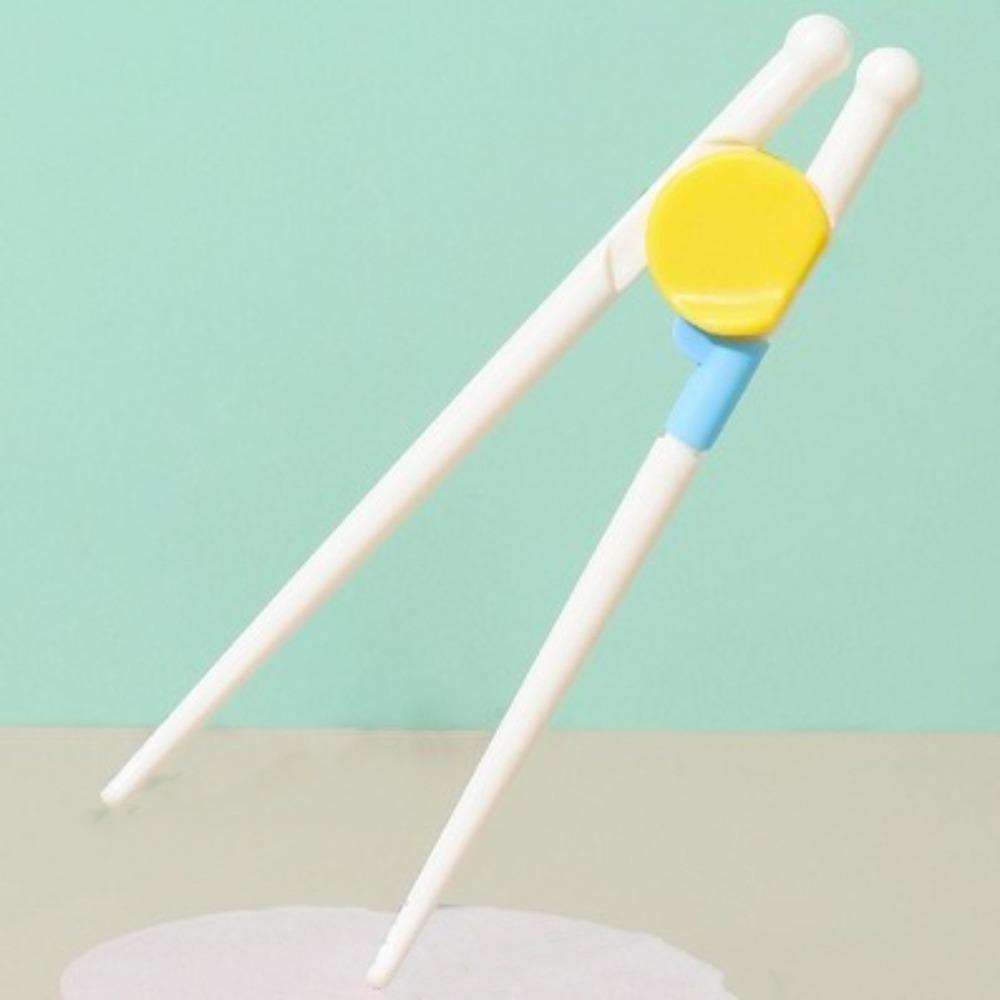 

Practical Kids Chopsticks Food Grade Anti-Slip Chopsticks Children Tableware For Learning Practice жёлтый