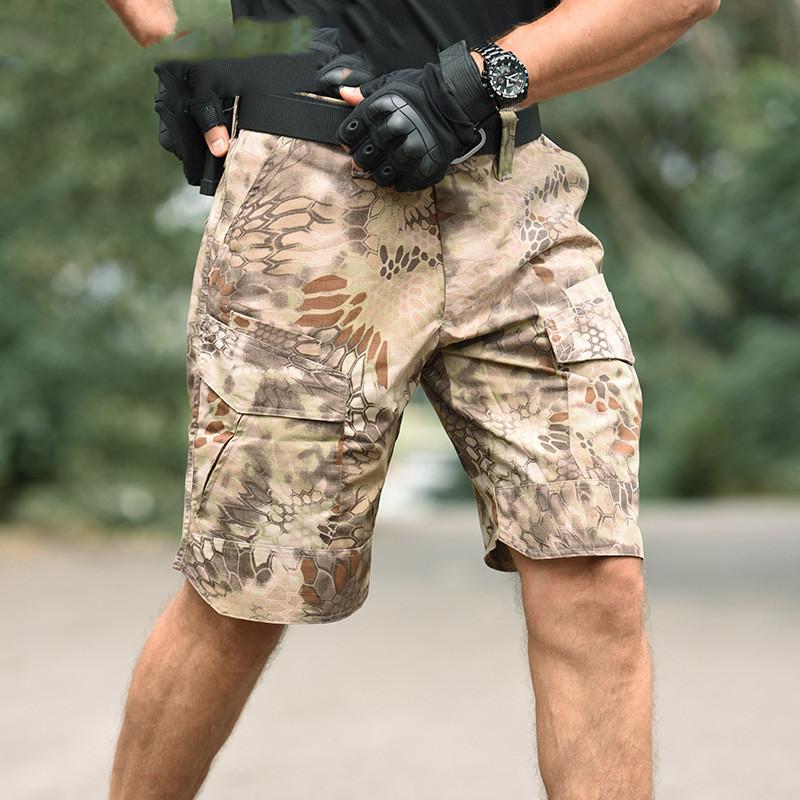 Pantaloncini Sportivi Casual da Uomo Estivi Indossabili Multitasche Pantaloni da Lavoro Cinque Pantaloni