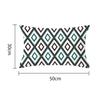 Black White Cushion Cover Home Decor Pillowcase Geometric Pattern