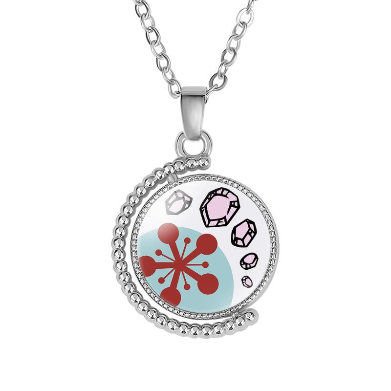 Demon Dualsided Unique Slayer Pendant Necklace For Enthusiasts Anime